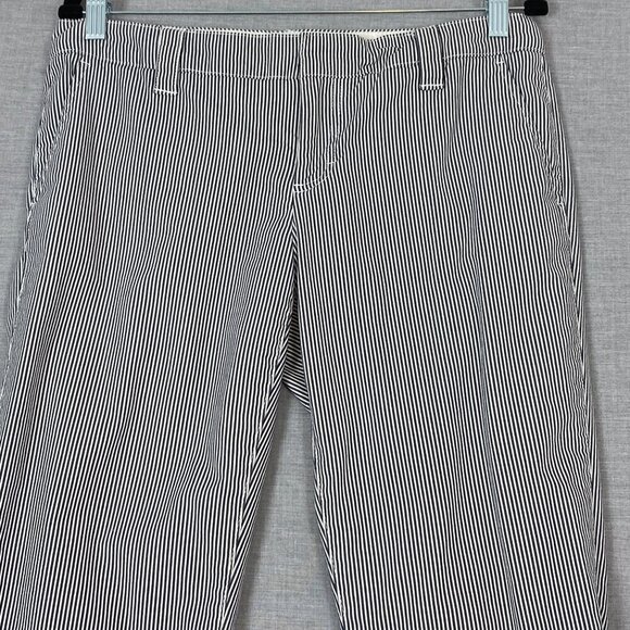 Tommy Hilfiger Striped Trousers Sz 8 Dress Pants Blue and White - Picture 7 of 13